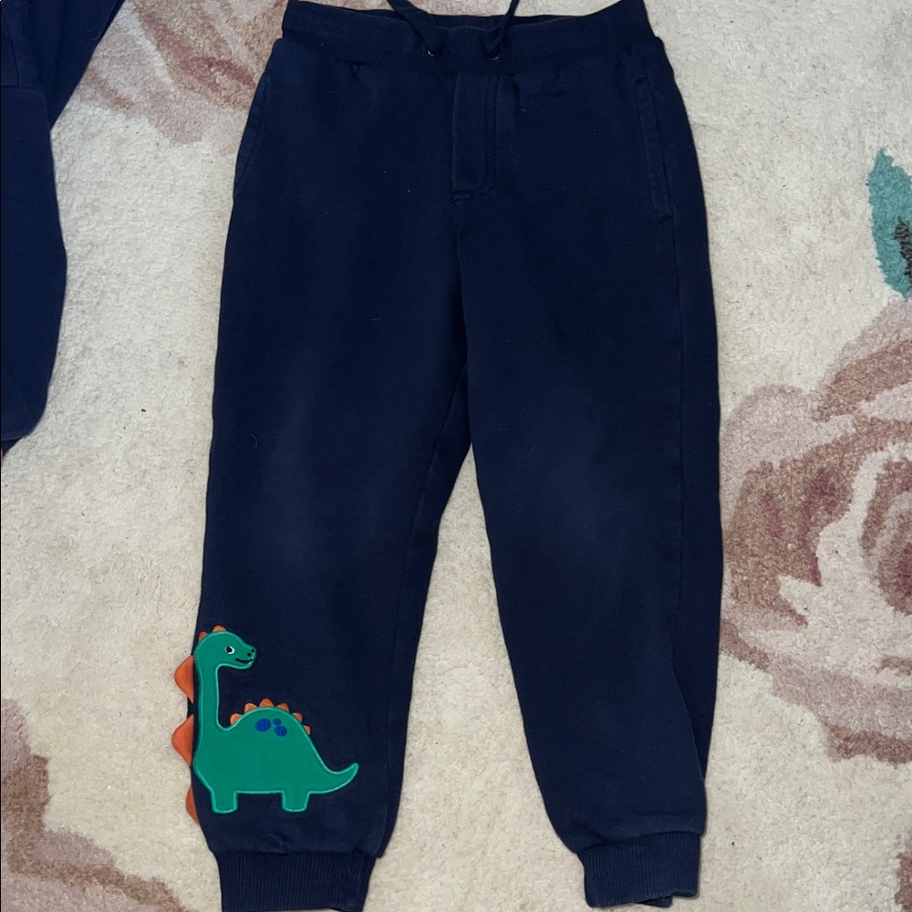 Gymboree Navy and Green Dinosaur Kids Matching Set - Picture 9 of 13